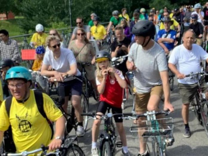 Cyklister ved Mangfoldighedsløbet