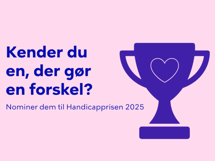 Kender du en, der gør en forskel? Nominer dem til Handicapprisen 2025