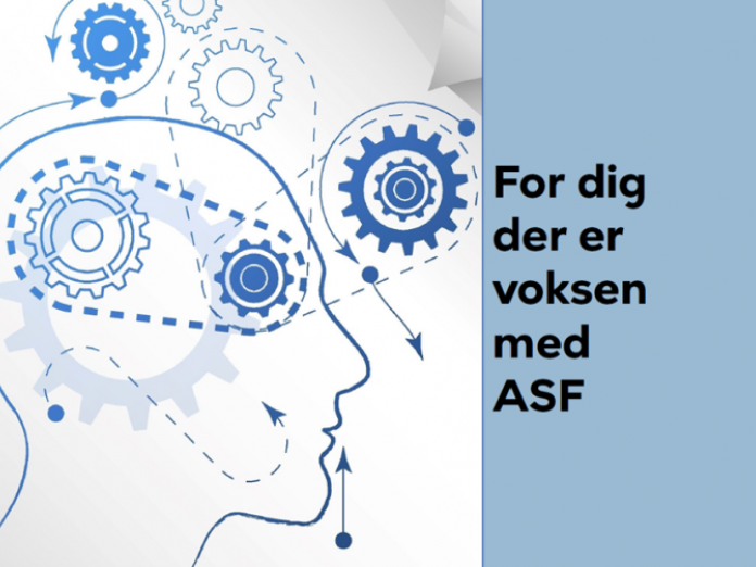 Illustration med teksten: For dig der er voksen med ASF